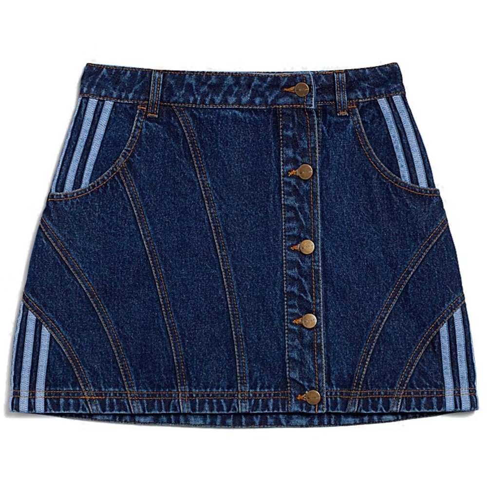 ADIDAS ORIGINALS X IVY PARK DENIM SKIRT - DARK DENIM
